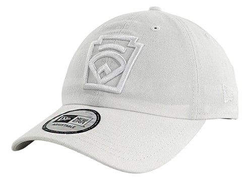 New Era Casual Classic Little League Keystone Logo White Adjustable Cap