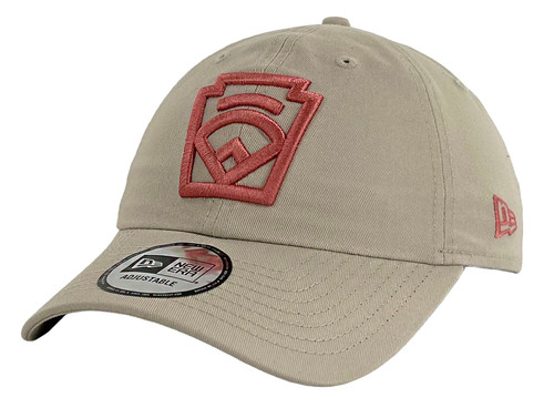 New Era Casual Classic Little League Keystone Logo Tan Adjustable Cap