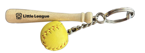 Little League SB & Bat Keychain