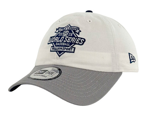 New Era 9Twenty White Tonal Little League 2026 Baseball World Series Logo Adjustable Cap