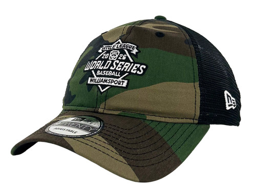 New Era 9Twenty Camo Trucker Little League 2026 Baseball World Series Logo Adjustable Cap