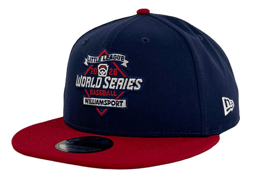 New Era 9Fifty Navy RWB Little League 2026 Baseball World Series Logo Snapback Cap