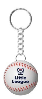 Little League Baseball PVC Ball Keychain