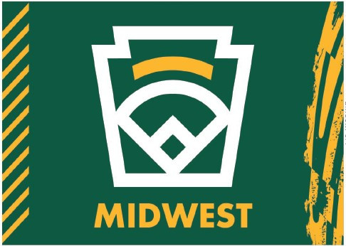 Little League Midwest Region Flag Magnet