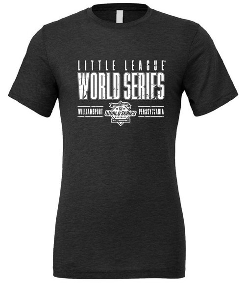 Little League 2026 Baseball World Series Dark Gray Distressed  Triblend Tee