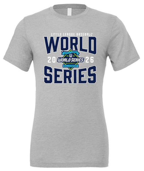 Little League 2026 Baseball World Series Gray Triblend Tee