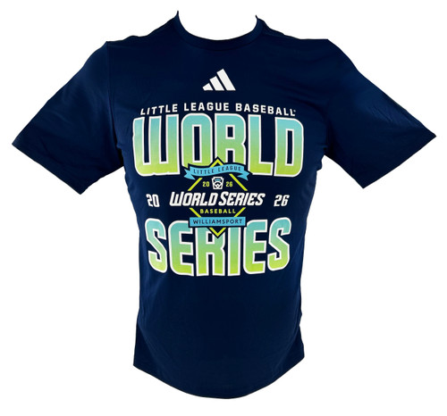 adidas® Little League 2026 Baseball World Series Bold Fade Navy Performance Tee