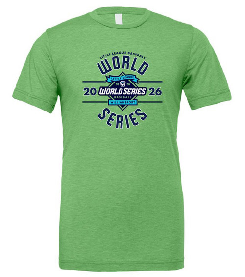Little League 2026 Baseball World Series Green Triblend Tee