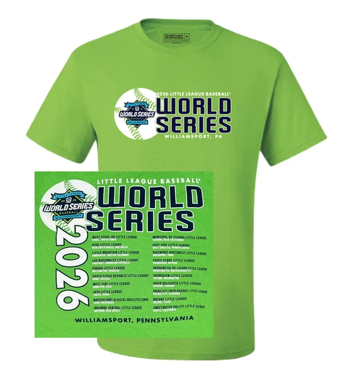Little League 2026 Baseball World Series Green Concert Tee