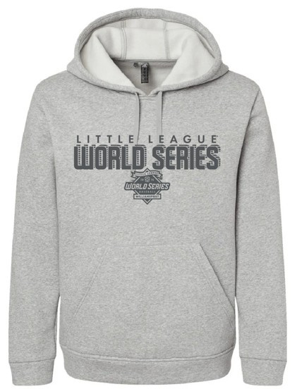 adidas Little League 2026 Baseball World Series Gray Tonal Shadow Block Hood