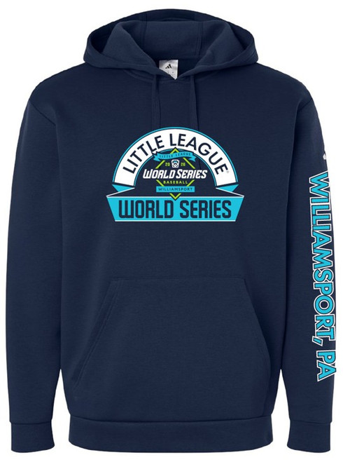 adidas® Little League 2026 Baseball World Series Navy Arch Banner Hood
