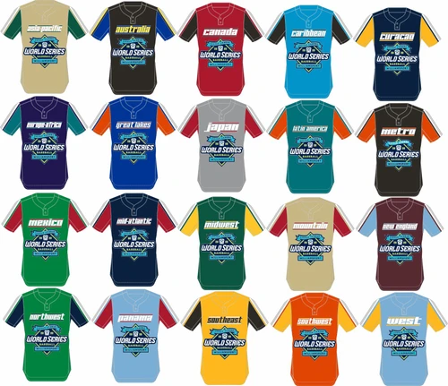 Little League Baseball World Series 2026 Jersey Pin Set