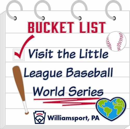 Little League BB World Series Bucket List Pin