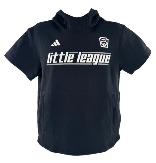 adidas 2026 Little League Black Team Short Sleeve Hood