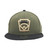 New Era 9Fifty Olive Green Keystone Emblem Logo Youth Snapback Cap View Product Image