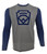 Little League Keystone Emblem Logo Gray & Navy Sublimated Longsleeve View Product Image