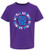 Little League Encircled Keystone Emblem Purple Toddler Jersey Tee View Product Image