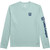 Little League Keystone Emblem Surf Blue Sundial Performance Long Sleeve View Product Image