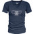 Little League World Series Round Logo Navy V-Neck Tee View Product Image