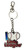 I Love Little League BB Metal Keychain View Product Image