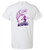 AUSL x Little League Girls With Game Fade White Tee View Product Image