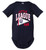 Little League Fan Pennant Navy Onesie View Product Image