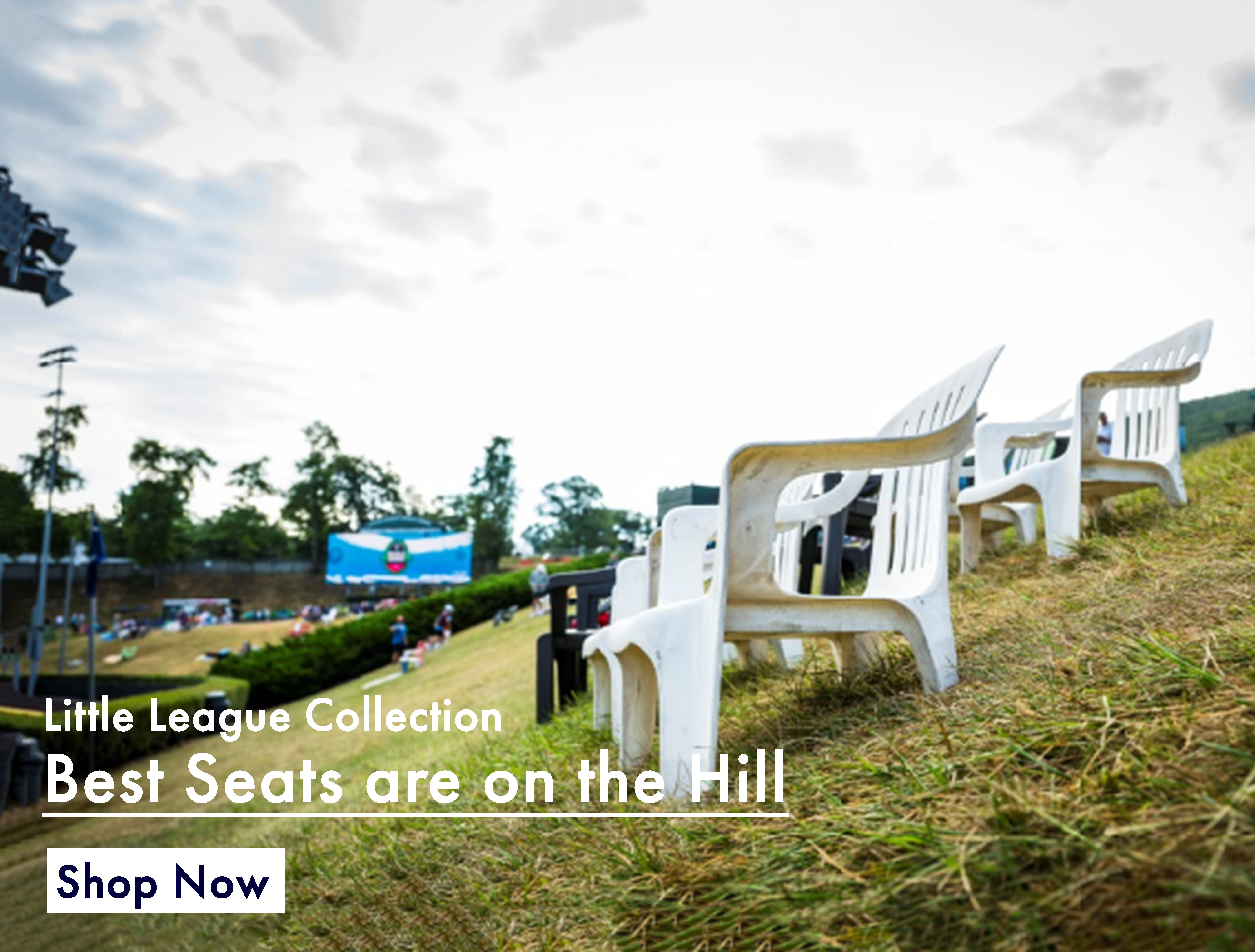 Shop Little League's Best Seats are on the Hill collection in time for the World Series!