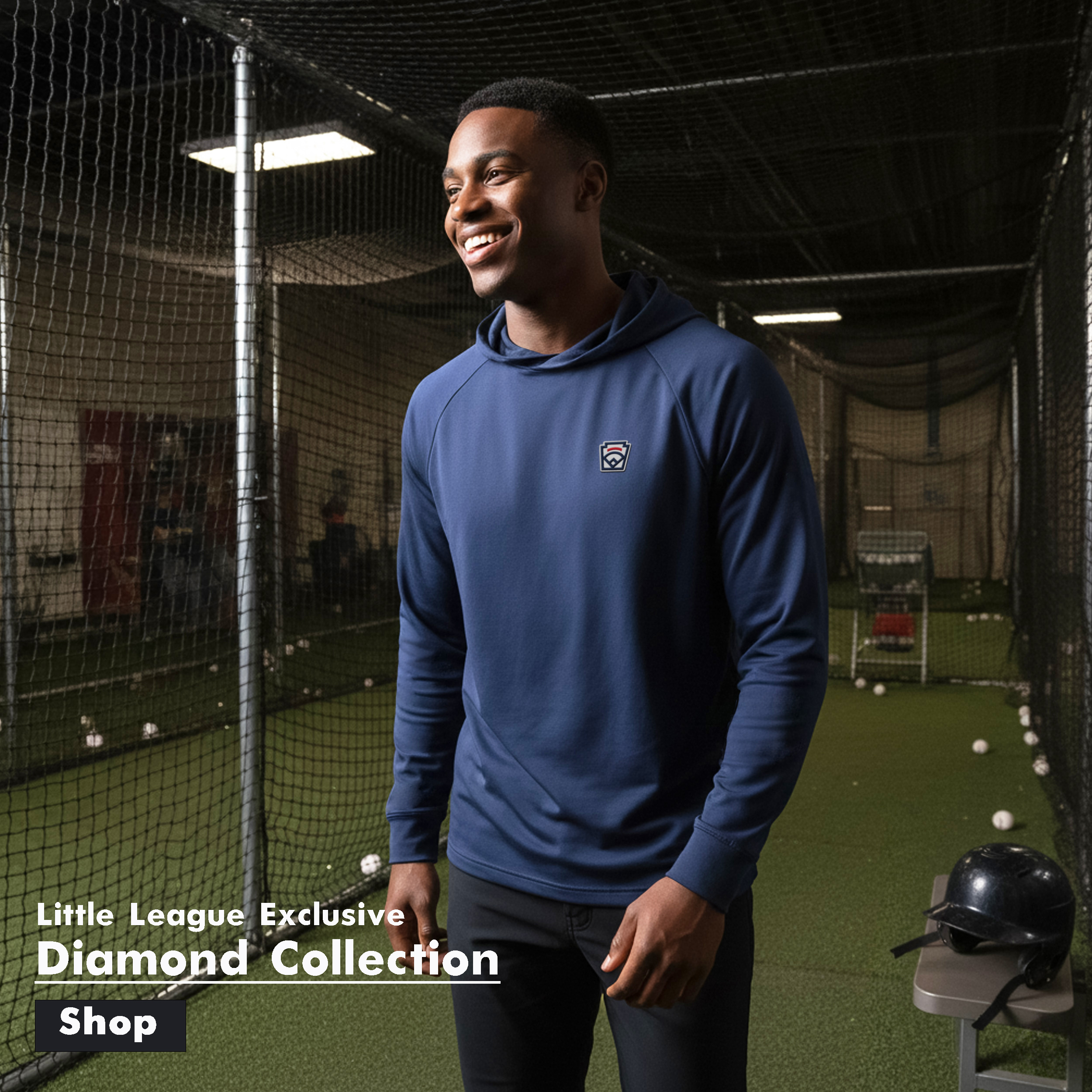 Shop the exclusive Little League Diamond Collection for an elevated look!