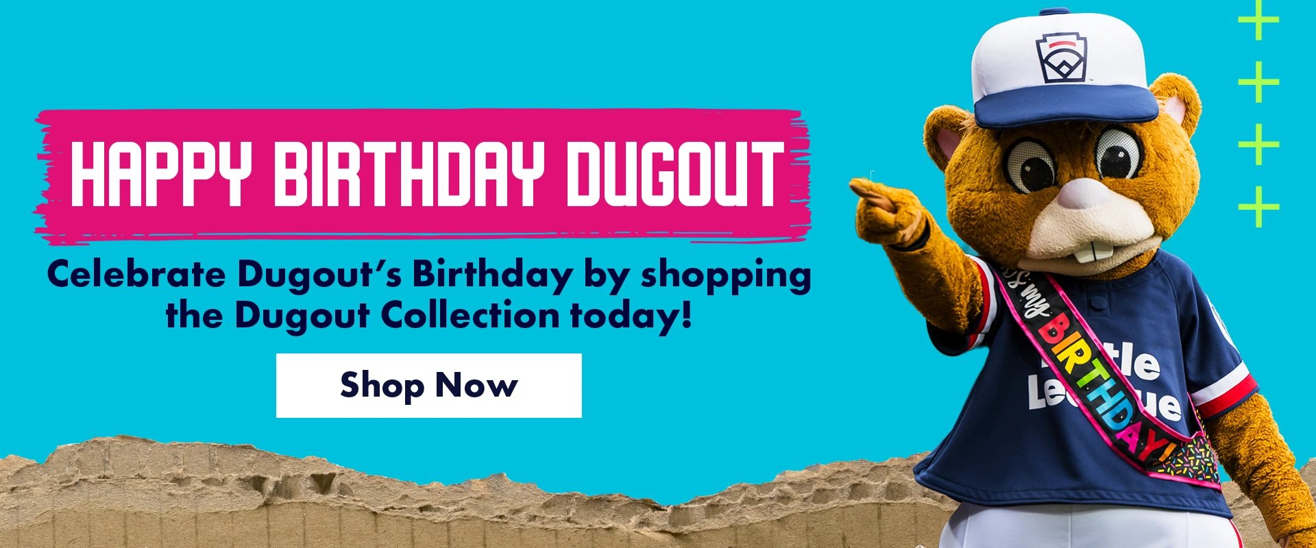 Celebrate Dugout's birthday with merchandise available only while supplies last!