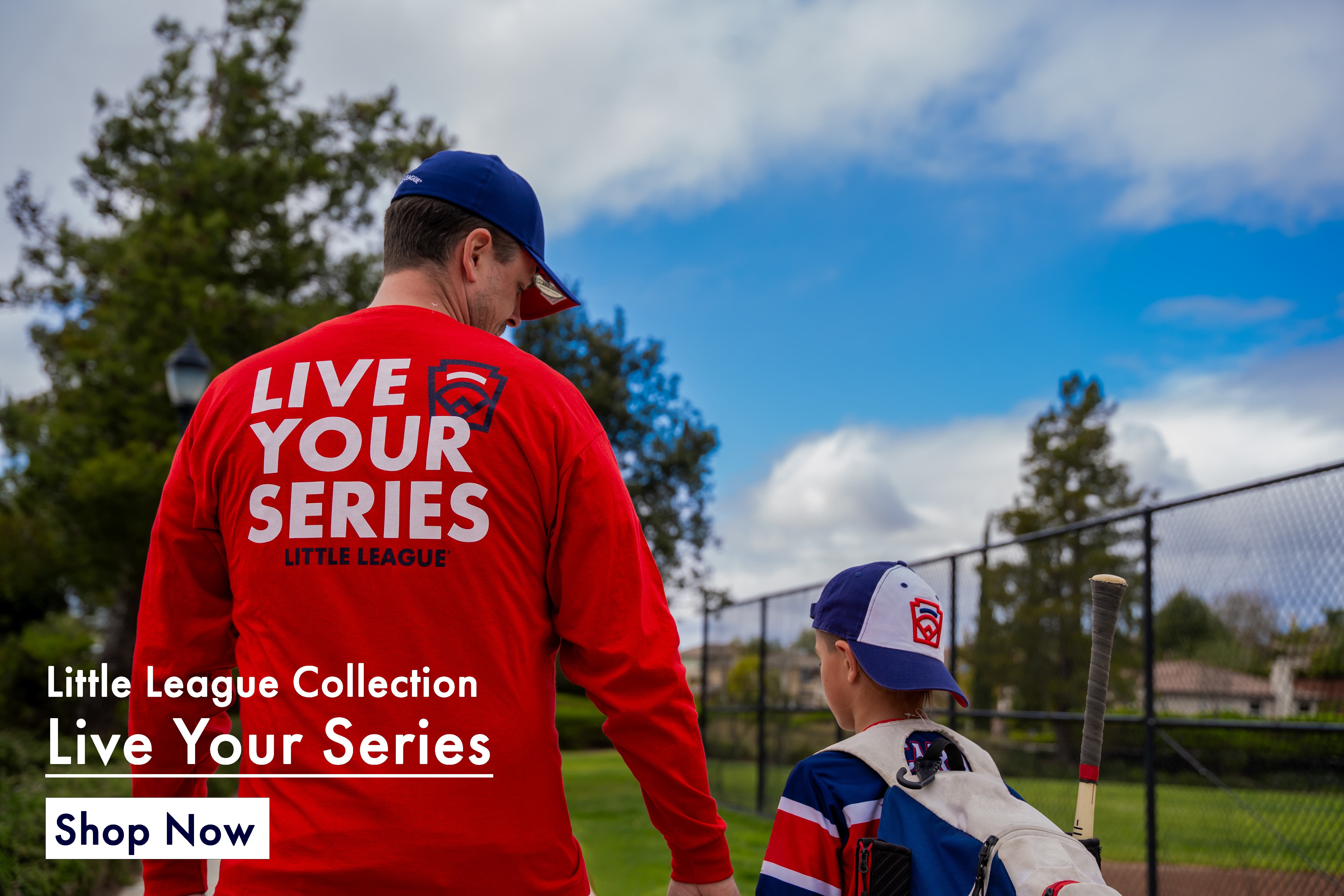 Shop the Live Your Series collection only at ShopLittleLeague.org!