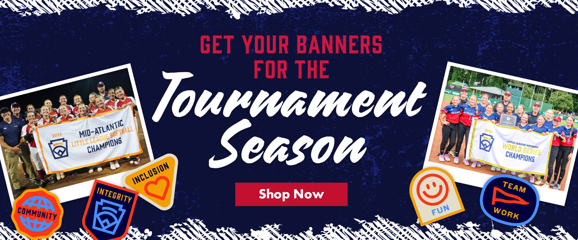 Shop the banners for tournament season