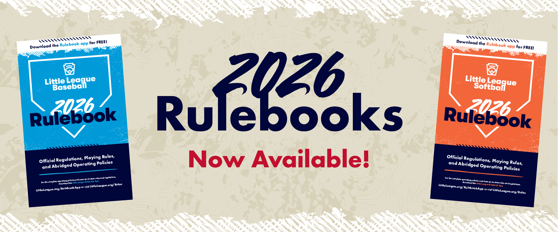 Shop 2026 Rule Books now available!