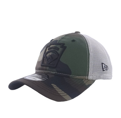 New Era 9Twenty Camo Trucker Little League Black Keystone Logo