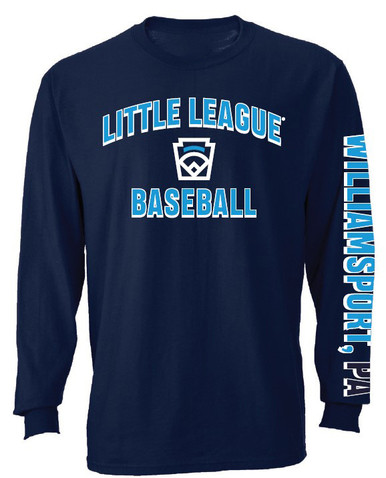 Little League Baseball Bold Brand Navy Long Sleeve - Little League