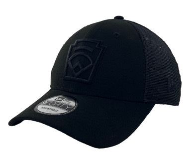 New Era 9Forty Black Trucker Little League Black Keystone Logo