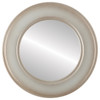 Flat Mirror - Montreal Circle Frame - Silver Shade