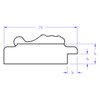 Ramino Rectangle - Profile Drawing