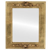 Flat Mirror - Ramino Rectangle Frame - Gold Leaf