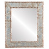 Flat Mirror - Paris Rectangle Frame - Champagne Silver