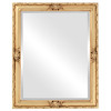 Beveled Mirror - Jefferson Rectangle Frame - Atnique Gold Leaf