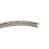 Virginia Silver Leaf with Brown Antique - Cross Section