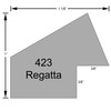 Regatta Rectangle - Profile Drawing