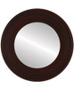 Flat Mirror - Palomar Circle Frame - Black Cherry