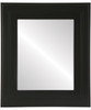 Flat Mirror - Palomar Rectangle Frame - Matte Black