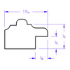 Santa Fe Round - Profile Drawing