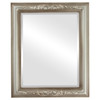 Beveled Mirror - Florence Rectangle Frame - Silver Shade