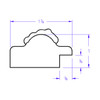 Florence Oval - Profile Drawing Florence Oval - Profile Drawing
