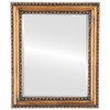 Beveled Mirror - Dorset Rectangle Frame - Sunset Gold