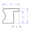 Vienna Oval - Profile Drawing
