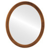 Flat Mirror - Vienna Oval Frame - Sunset Gold